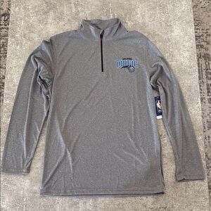 NBA Gray Pullover with Logo